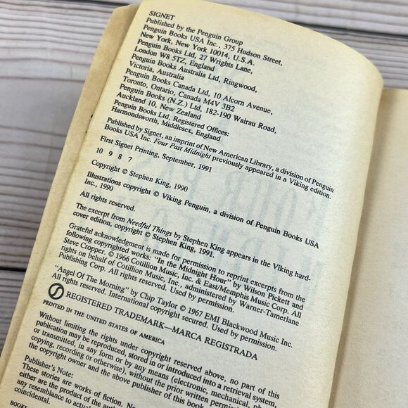 VTG Stephen King Lot of 6 Paperback Books Various Titles Horror Reader Copies PB - Picture 14 of 16